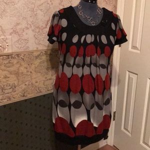 Italian Contro-Corrente cotton rayon dress